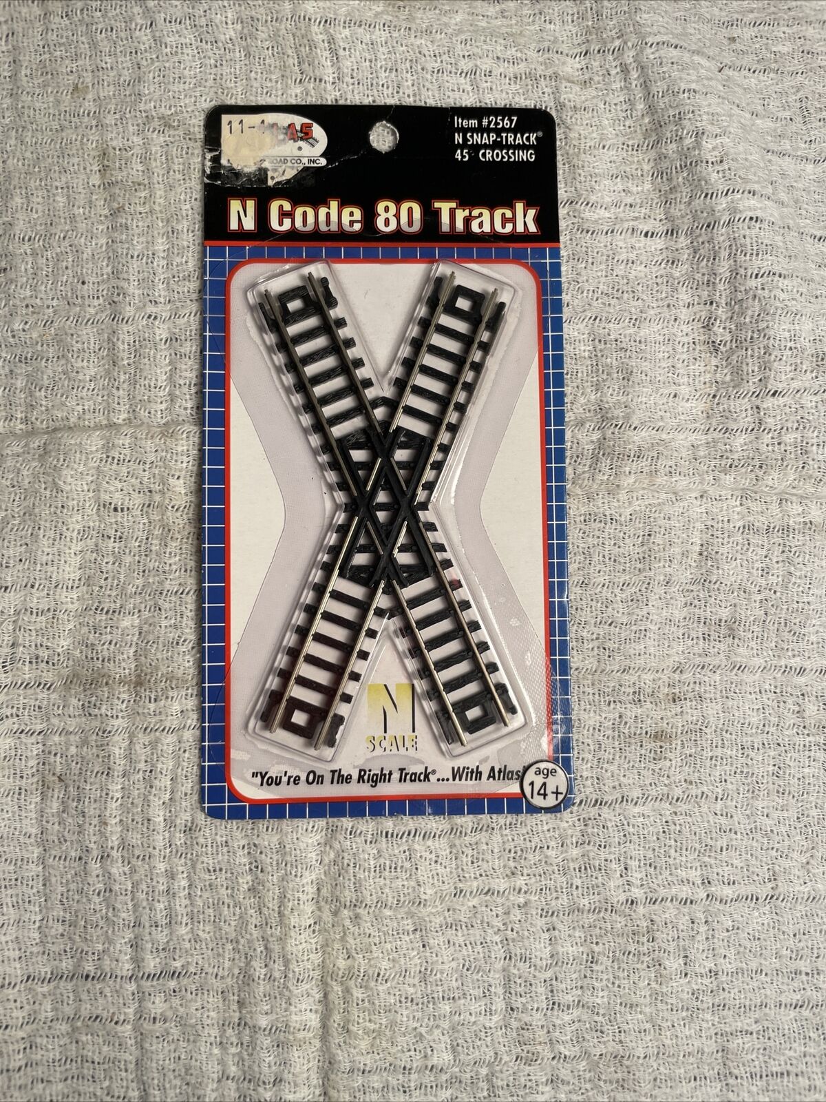 Atlas N Scale ~ New 2022 ~ Code 80 Track ~ 45 Degree ~ Diamond Crossing ~ 2567