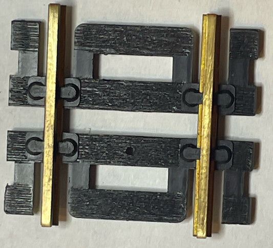 HO Scale Atlas 1" Straight Brass Snap Track (Sold by the piece) C-6 VG