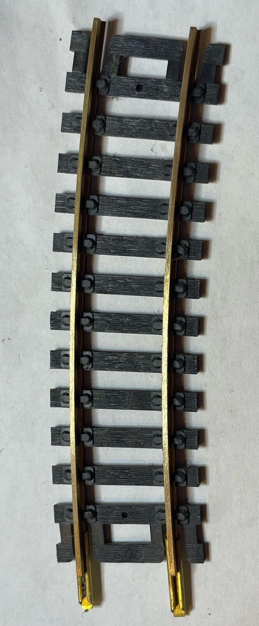 HO Scale Atlas 1/2 15" Radius Curve Brass Snap Track (Sold by the piece) C-6 VG