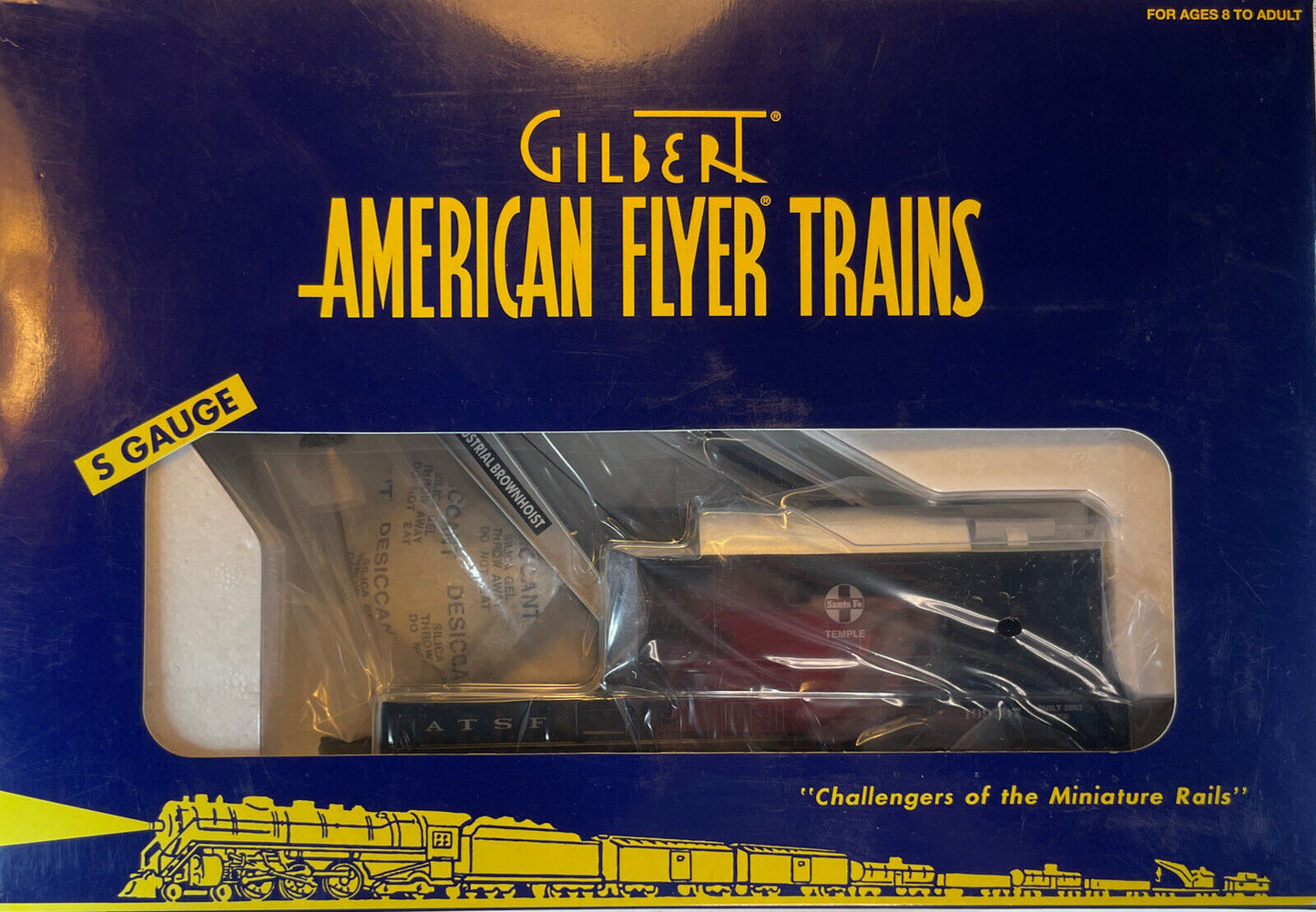 🚂 American Flyer 6-49012 S Gauge Santa Fe Crane Car MINT in Original Box!