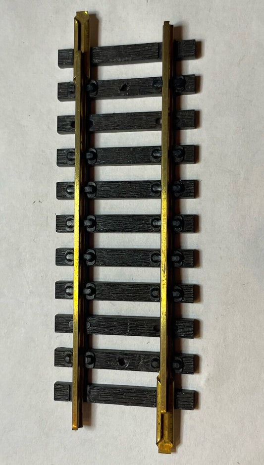HO Scale Atlas 3" Straight Brass Snap Track (Sold by the piece) C-6 VG