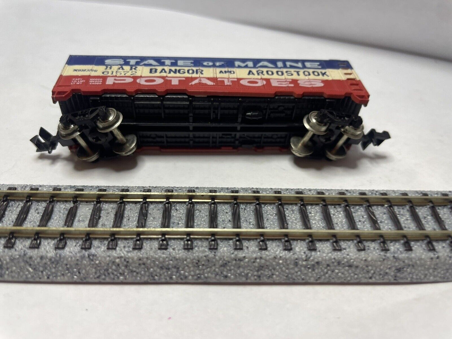 N Scale State of Maine Potatoes Boxcar. C-5 Good Condition
