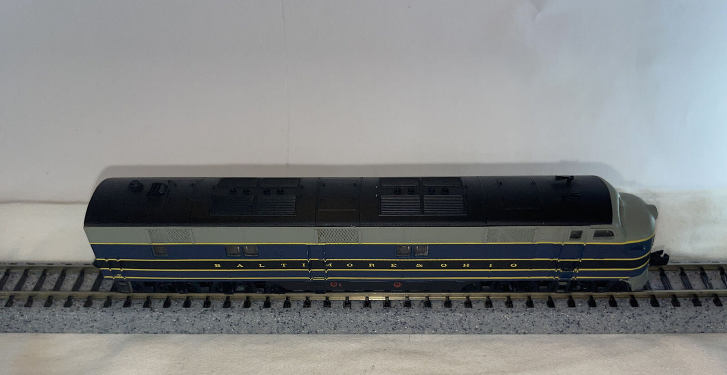 N Scale Life-Like 7004 Baltimore & Ohio E7A #78 Tested! Excellent Condition C-7!