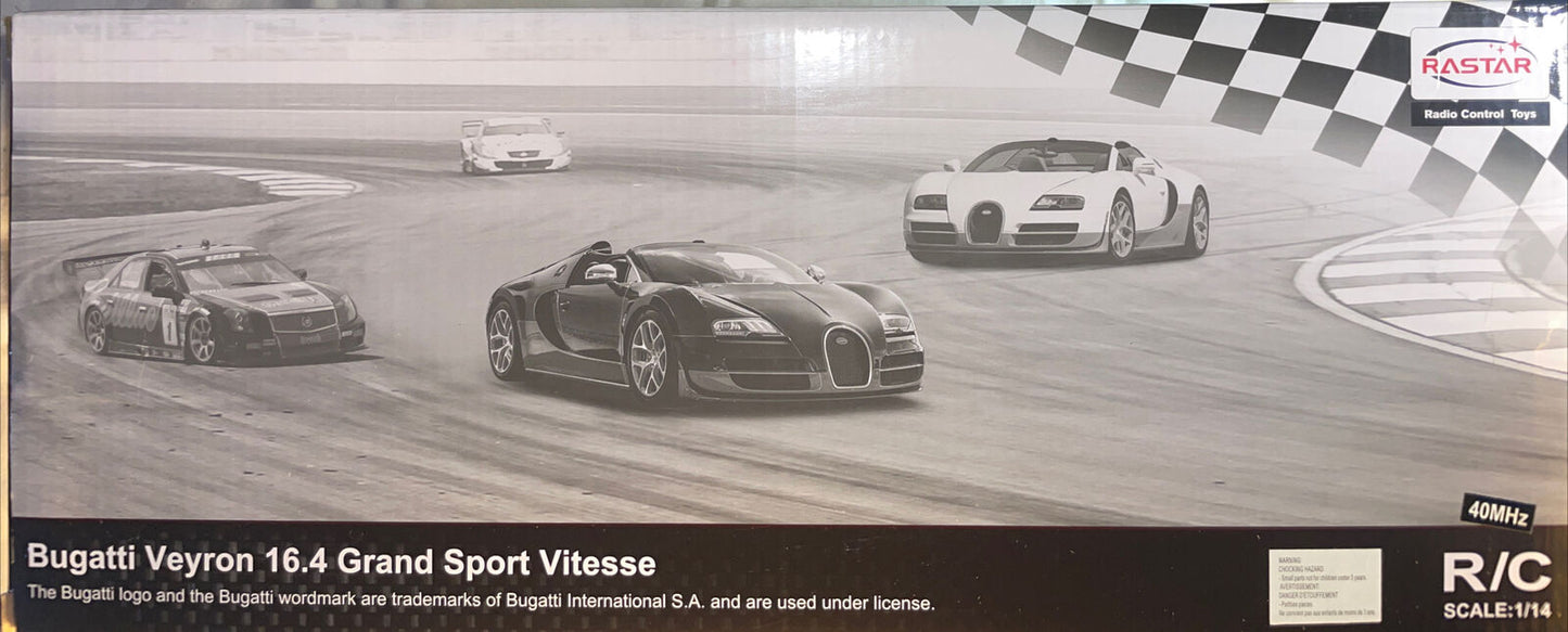 1:14 Scale Rastar RC Bugatti Veyron 16.4 Grand Sport Vitesse Remote Control Car