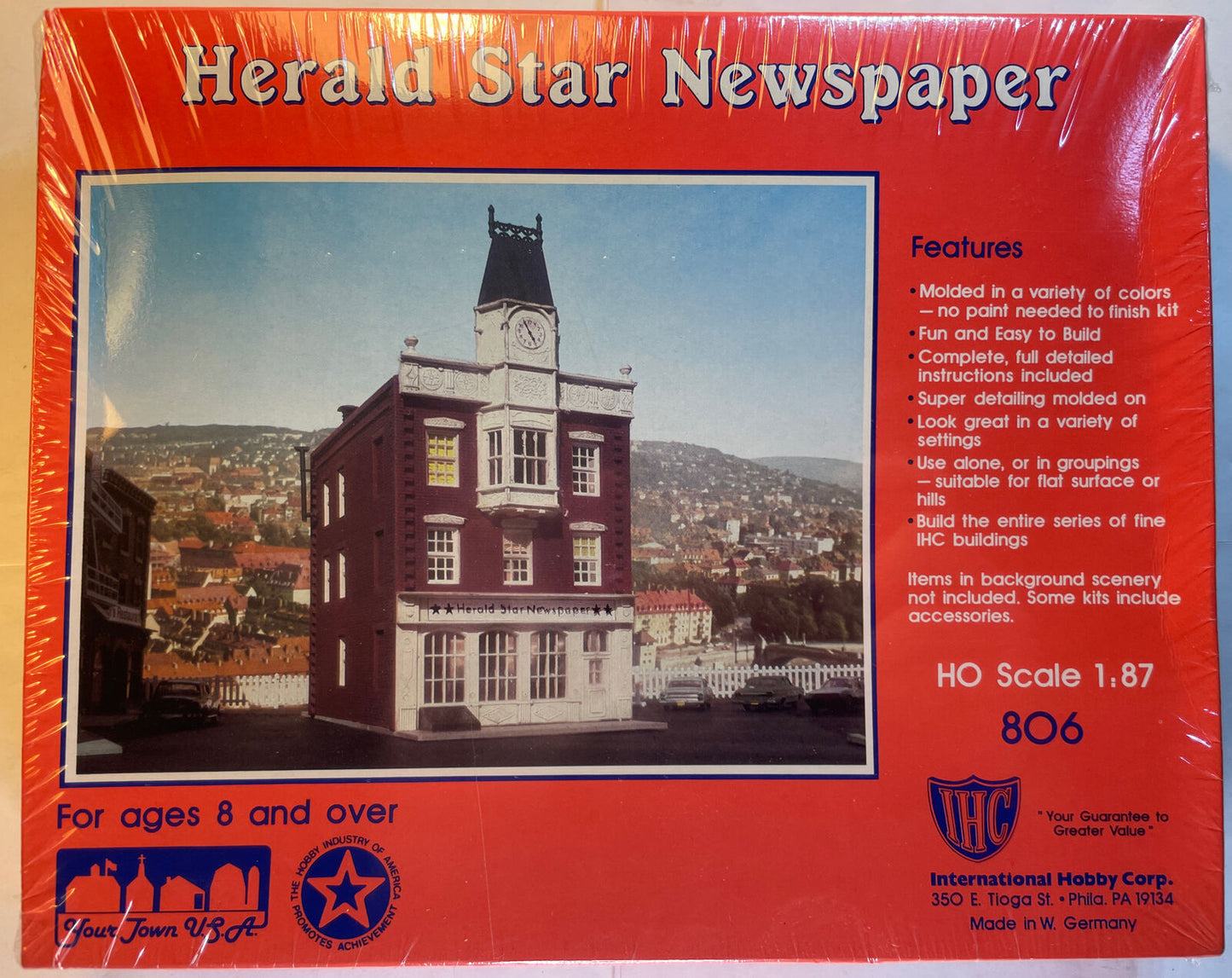 🚂 HO Scale IHC 806 Herald Star Newspaper Brand New / Sealed In Original Box!!