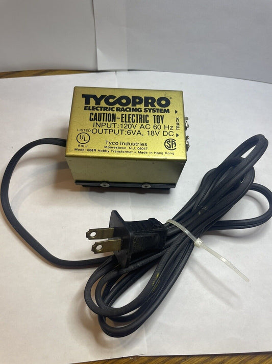 🚂 Tyco Model 608R Hobby Transformer TESTED! C-6 Very Good Condition